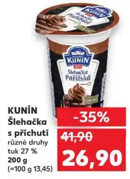 Kaufland KUNÍN Šlehačka s příchutí nabídka
