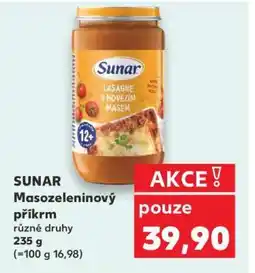 Kaufland SUNAR Masozeleninový příkrm nabídka