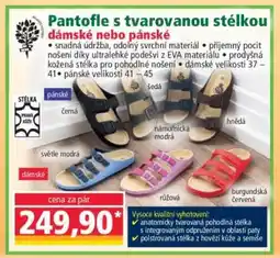 Norma Pantofle s tvarovanou stélkou dámské nebo pánské nabídka