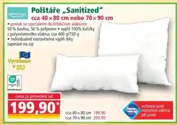 Norma Polštáře „Sanitized“ nabídka