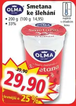 Norma Smetana ke šlehání nabídka