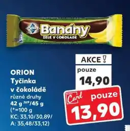 Kaufland ORION Tyčinka v čokoládě nabídka
