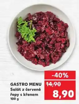 Kaufland GASTRO MENU Salát z červené řepy s křenem nabídka