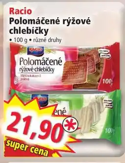 Norma RACIO Polomáčené rýžové chlebíčky nabídka