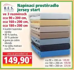 Norma Napínací prostěradlo jersey start nabídka