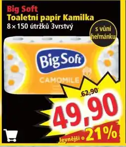 Norma BIG SOFT TOALETNÍ PAPÍR KAMILKA nabídka