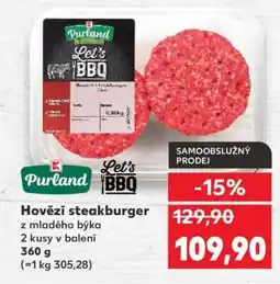 Kaufland Hovězí steakburger nabídka