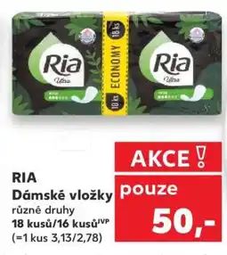Kaufland Ria Dámské vložky nabídka