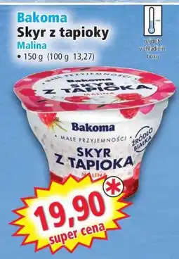 Norma Bakoma Skyr z tapioky nabídka