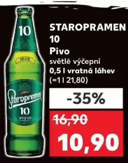 Kaufland Staropramen 10 nabídka