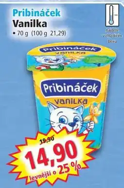 Norma Pribináček vanilka nabídka