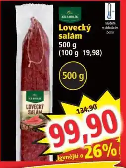 Norma Lovecký salám nabídka