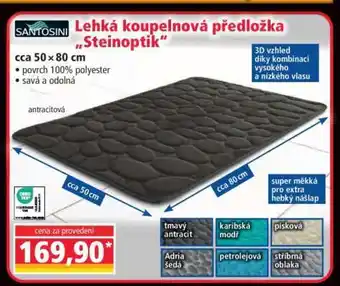 Norma Lehká koupelnová předložka Steinoptik nabídka