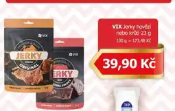 Teta VIX Jerky hovězí nebo krůtí 23 g nabídka