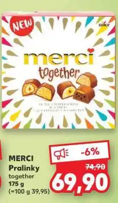 Kaufland MERCI Pralinky Together nabídka