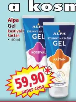 Norma Alpa Gel kostival / kaštan nabídka