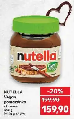 Kaufland NUTELLA Vegan pomazánka nabídka