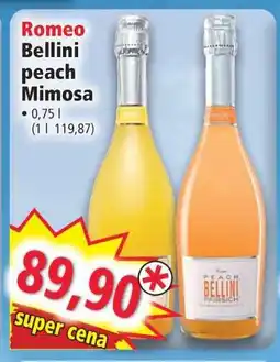 Norma Romeo Bellini peach Mimosa nabídka