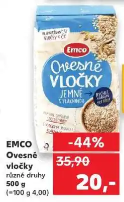 Kaufland Emco ovesné vločky nabídka