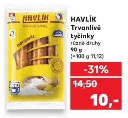 Kaufland Havlík Trvanlivé tyčinky nabídka