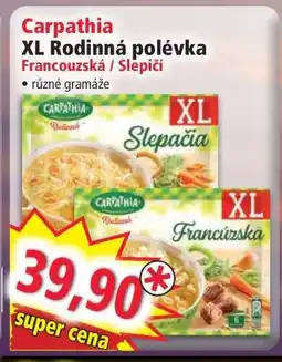 Norma Carpathia XL Rodinná polévka nabídka