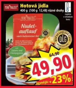 Norma Hotová jídla nabídka
