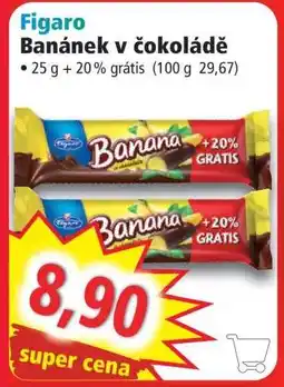 Norma Figaro banánek v čokoládě nabídka