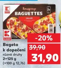 Kaufland Bageta k dopečení nabídka