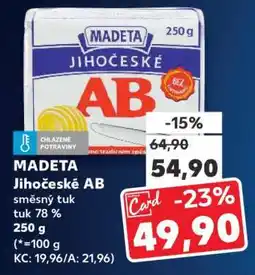 Kaufland MADETA Jihočeské AB nabídka