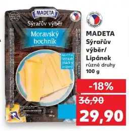 Kaufland MADETA Sýrařův výběr/ Lipánek nabídka