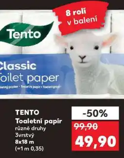 Kaufland Tento toaletní papír nabídka