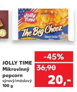 Kaufland JOLLY TIME Mikrovlnný popcorn nabídka