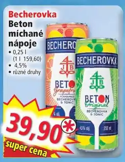Norma Becherovka nabídka