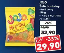 Kaufland JOJO Želé bonbony nabídka