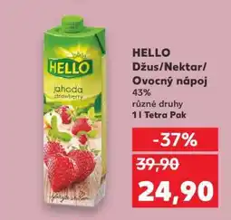 Kaufland HELLO Džus/Nektar/Ovocný nápoj nabídka