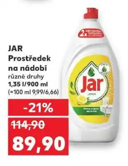 Kaufland Jar prostředek na nádobí nabídka