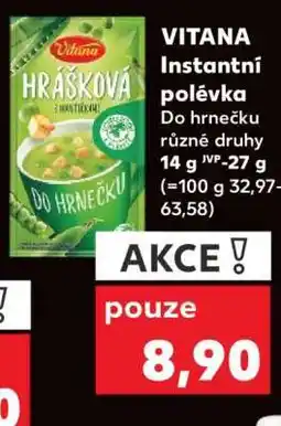 Kaufland Vitana Instantní polévka nabídka