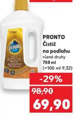 Kaufland PRONTO Čistič na podlahu nabídka