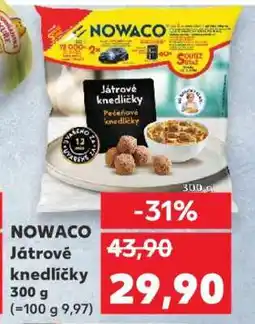 Kaufland Nowaco Játrové knedlíčky nabídka