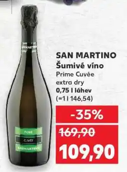 Kaufland SAN MARTINO Šumivé víno nabídka