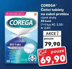 Kaufland COREGA Čistící tablety na zubní protézu nabídka