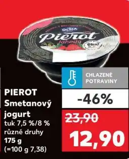 Kaufland Pierot Smetanový jogurt nabídka