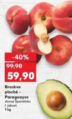 Kaufland Broskve ploché - Paraguayos nabídka