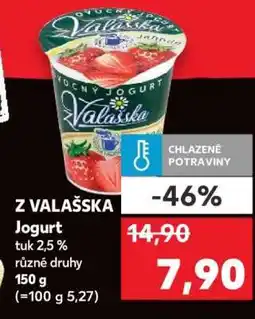 Kaufland Z VALAŠSKA Jogurt nabídka
