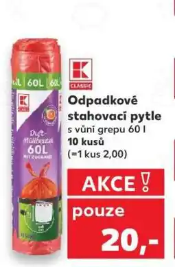 Kaufland Odpadkové stahovací pytle nabídka