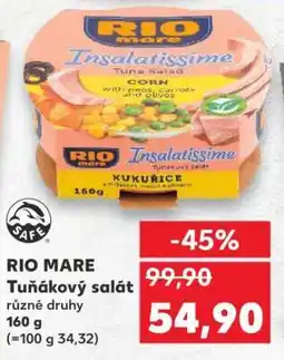 Kaufland RIO MARE Tuňákový salát nabídka