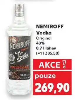 Kaufland Nemiroff Vodka nabídka