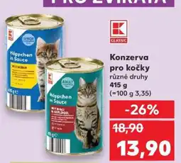 Kaufland Konzerva pro kočky nabídka