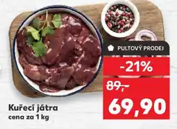 Kaufland Kuřecí játra nabídka