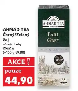 Kaufland AHMAD TEA Černý / Zelený čaj nabídka